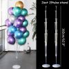 2sets 19 Tube Balloon Clips Balloons Stand Decor Balloon Kids Birthday Party Baby Shower Wedding Decoration Supplies