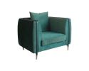 Divani Casa Oswego Modern Dark Green Jade Accent Chair