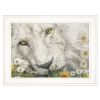 "Dandy Lion" By Ed Wargo, Ready to Hang Framed Print, White Frame