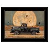 "Harvest Moon" By Bonnie Mohr, Ready to Hang Framed Print, Black Frame