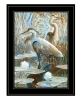 "Marsh Herons II" by Stellar Design Studio, Ready to Hang Framed Print, Black Frame