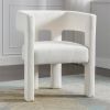 Contemporary Designed Fabric Upholstered Chair Dining Chair for Living Room, Bedroom, Dining Room, Beige