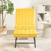 Yellow Modern Lazy Lounge Chair, Contemporary Single Leisure Upholstered Sofa Chair Set