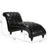 Tufted Armless Chaise Lounge