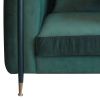 Divani Casa Oswego Modern Dark Green Jade Accent Chair