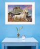 "Royal Unicorn" By Ed Wargo, Ready to Hang Framed Print, White Frame