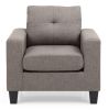 Glory Furniture Newbury G579A-C Newbury Club Chair , GRAY