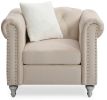 Glory Furniture Raisa G867A-C Chair , BEIGE