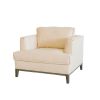 Aspen Cream Top Grain Leather Chair