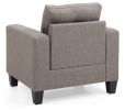 Glory Furniture Newbury G579A-C Newbury Club Chair , GRAY