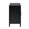 U-Style Storage Cabinet Sideboard Wooden Cabinet with Metal Handles for Hallway, Entryway, Living Room