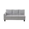 Grey Flannel Living Room Sofa Set A