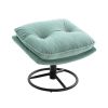 Accent chair TV Chair Living room Chair with Ottoman-TEAL