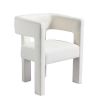 Contemporary Designed Fabric Upholstered Chair Dining Chair for Living Room, Bedroom, Dining Room, Beige