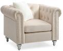 Glory Furniture Raisa G867A-C Chair , BEIGE