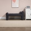 COOLMORE Modern Ottoman Bench, Bed stool made of loop gauze, End Bed Bench, Footrest for Bedroom, Living Room, End of Bed, Hallway