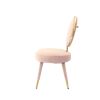 Modrest Haswell Glam Pink Velvet Accent Chair (Set of 2)