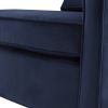 Alina Navy Blue Velvet Accent Arm Chair