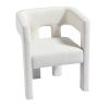 Contemporary Designed Fabric Upholstered Chair Dining Chair for Living Room, Bedroom, Dining Room, Beige