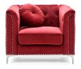 Glory Furniture Pompano G789A-C Chair , BURGUNDY