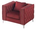 Glory Furniture Paige G826A-C Chair , BURGUNDY