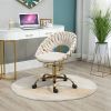 Computer Chair Office Chair Adjustable Swivel Chair Fabric Seat Home Study Chair