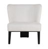 Divani Casa Ladean Modern White Accent Chair