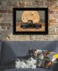 "Harvest Moon" By Bonnie Mohr, Ready to Hang Framed Print, Black Frame