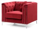 Glory Furniture Pompano G789A-C Chair , BURGUNDY