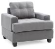 Glory Furniture Sandridge G513A-C Chair , GRAY