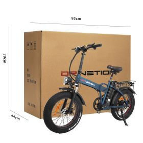 Fashion Simple Electric Bicycle (Option: Blue-15AH)