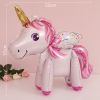 60cm 3D Unicorn Balloon Foil Inflatable Rainbow Birthday Balloons Wedding Baby Shower Kid Birthday Party Decorations Globos Gift