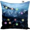 Christmas Glow LED Light Pillow Case Lantern Christmas Pillow Creative Printed Pillow Home Decor